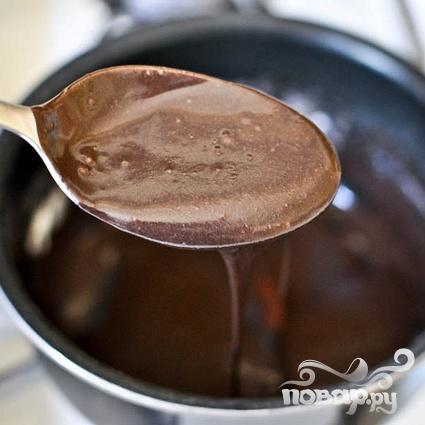Шоколадные капкейки с арахисовым кремом - фото шаг 7