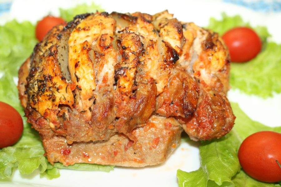 Мясо, запечённое гармошкой - фото шаг 14