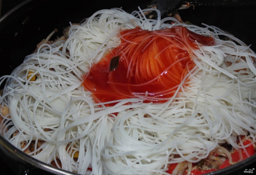 Мясо в кисло-сладком соусе с овощами - фото шаг 4