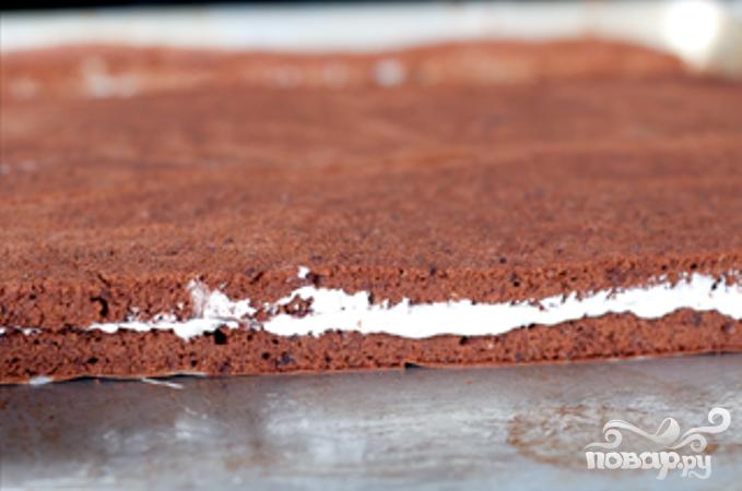 Праздничные шоколадные пирожные с глазурью - фото шаг 2