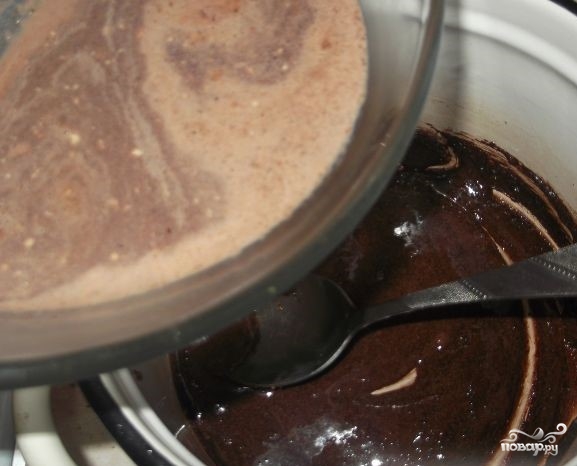Шоколадный крем для торта - фото шаг 3