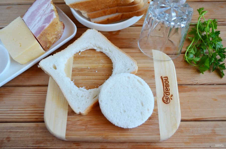 Хлебные корзиночки с начинкой - фото шаг 2