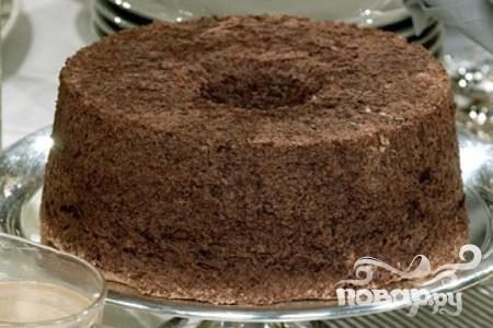 Шоколадный пирог с кремом англез