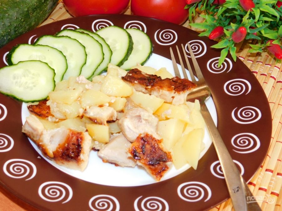 Картофель с мясом по-гречески - фото шаг 5