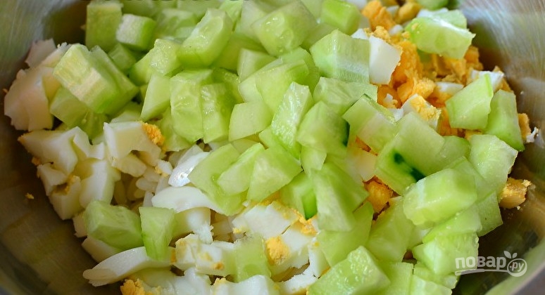 Салат с тунцом и рисом - фото шаг 3