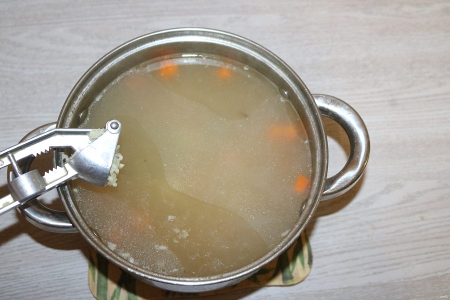 Суп с рожками - фото шаг 3