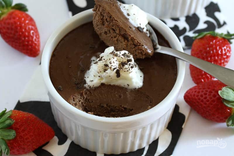 Простой шоколадный десерт - фото шаг 7