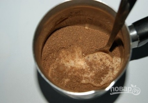 Глазурь из какао и молока - фото шаг 2