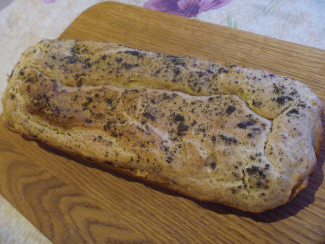 Фото к рецепту: ячменный хлеб без дрожжей