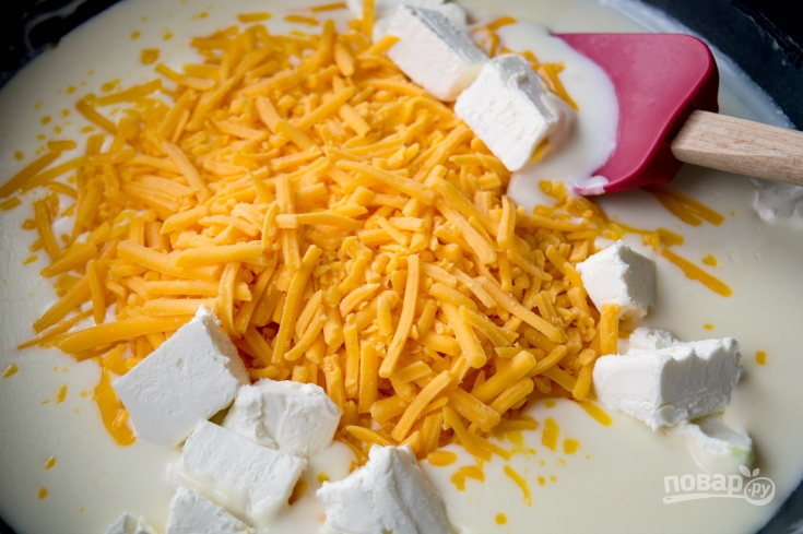 Запеканка с сыром, фасолью и ветчиной - фото шаг 2