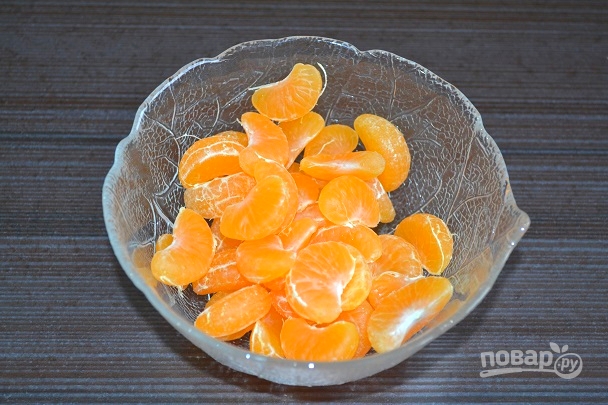 Десерт с мандаринами - фото шаг 5