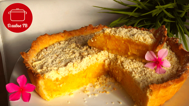 Фото к рецепту: Идеальная начинка! высокий пирог с апельсинами!