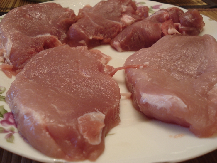 Ромштекс из свинины на сковороде - фото шаг 1