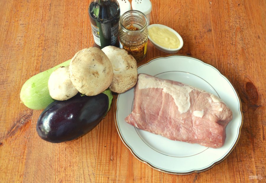 Мясо с овощами на гриле - фото шаг 1
