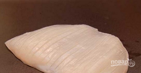 Нигири суши с кальмаром - фото шаг 1