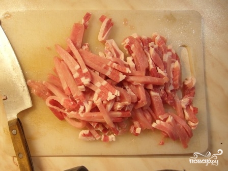 Свинина в кисло-сладком соусе с овощами - фото шаг 1