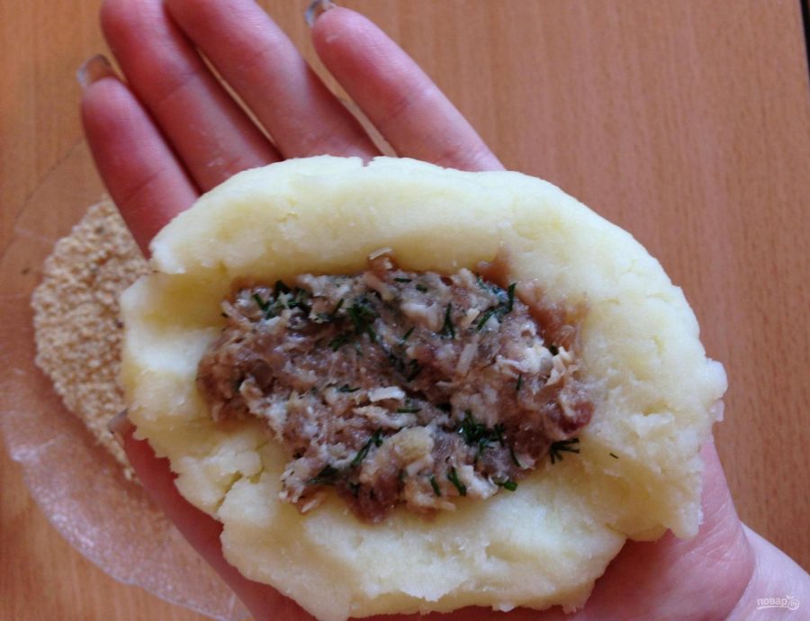 Фарш внутри картошки в духовке рецепт с фото