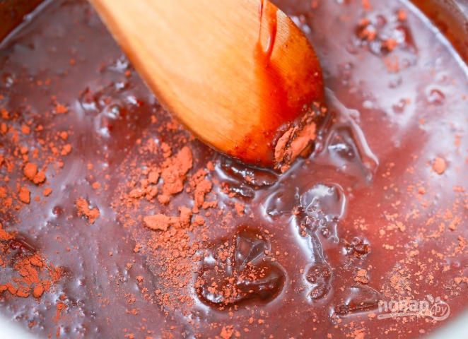 Шоколадный соус из какао - фото шаг 2