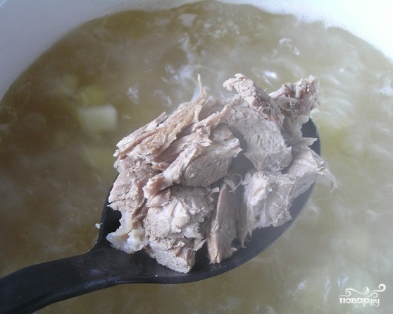 Суп со свининой и гречкой - фото шаг 3