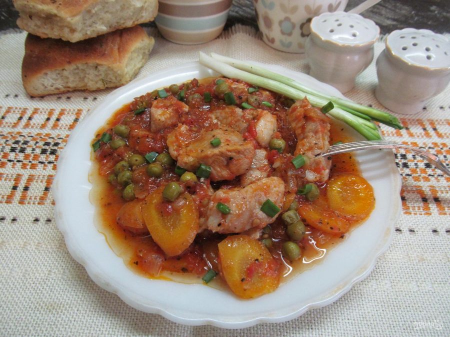 Мясо, тушеное в томатном соусе (Spеzzatino al pomodoro) - фото шаг 8