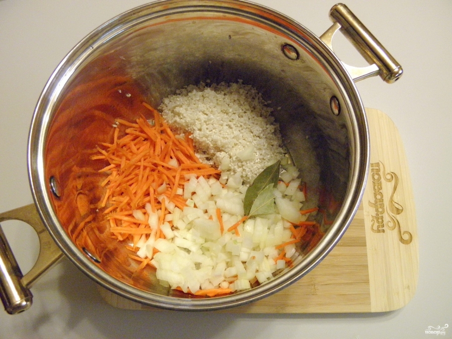 Суп с фрикадельками без картошки - фото шаг 3