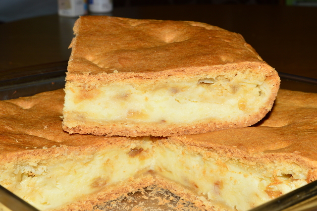 Фото к рецепту: Пирог с сыром и картофелем