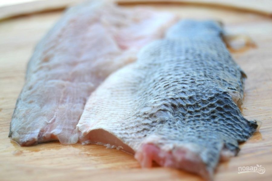 Запеченная в духовке рыба с киви - фото шаг 1