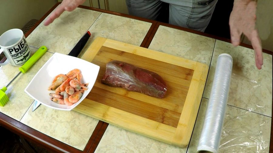 Жареная говяжья вырезка (сочное мясо средней прожарки) - фото шаг 1