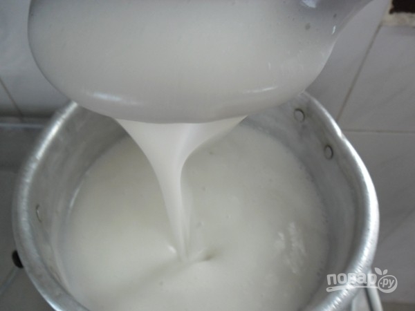 Заварной крем без молока - фото шаг 4
