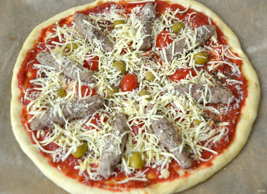 Кебаб-пицца - фото шаг 11