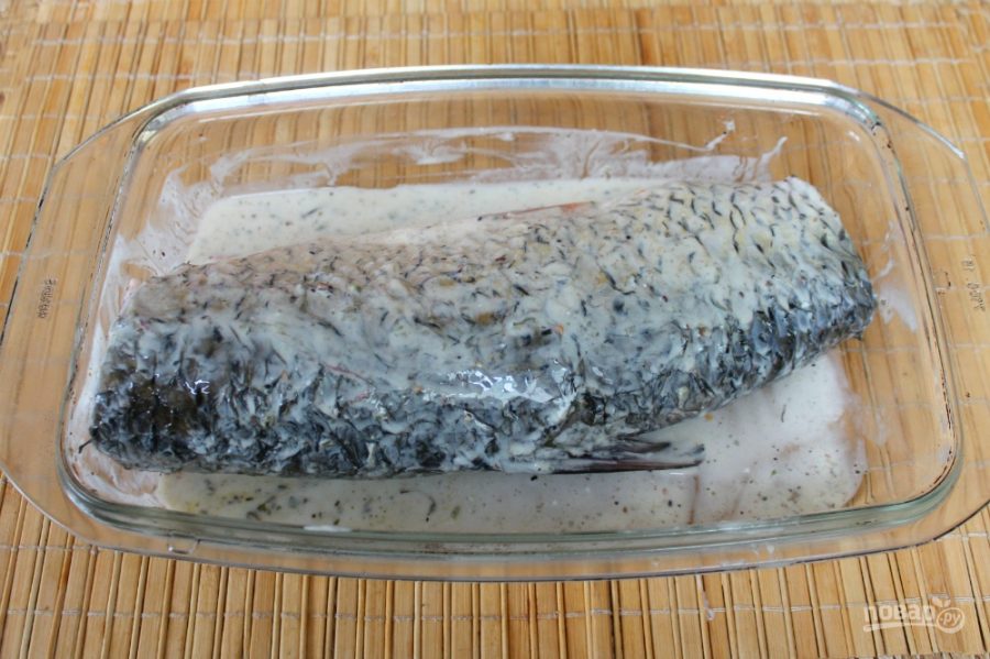 Рыба в кефире в духовке - фото шаг 7