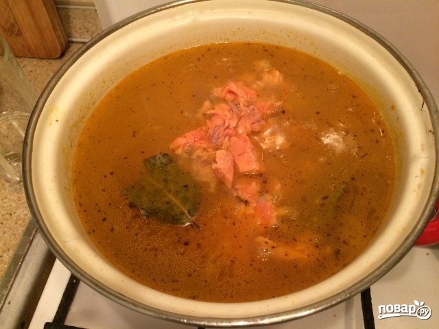 Рыбный суп из красной рыбы - фото шаг 3