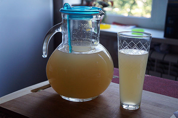 Фото к рецепту: Лимонад домашний с грейпфрутом