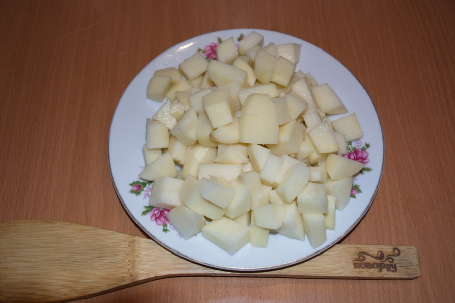 Солянка с картошкой - фото шаг 1