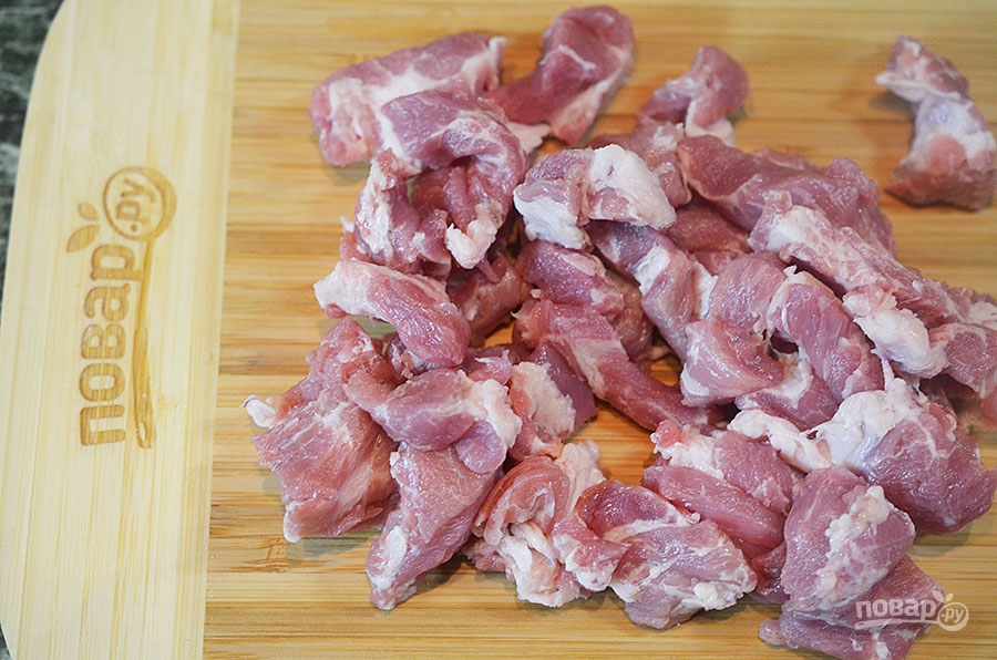 Мясо по-купечески в духовке - фото шаг 1