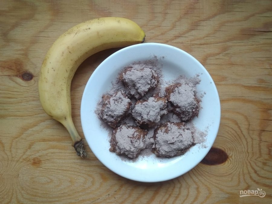 Шоколадно-банановые конфеты - фото шаг 5