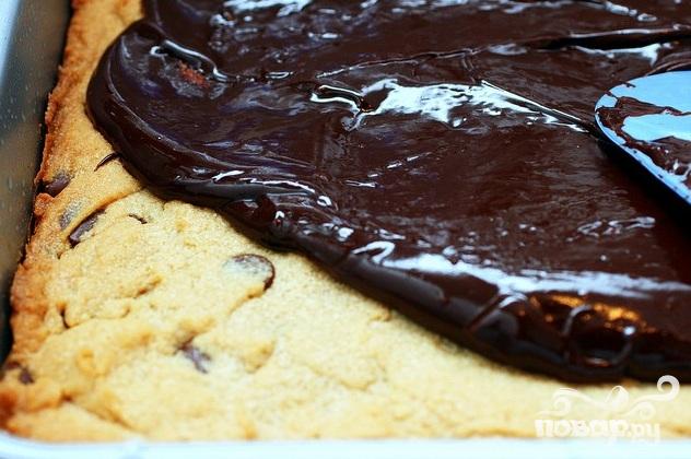 Шоколадные пирожные с арахисовым маслом и орехами пекан - фото шаг 3