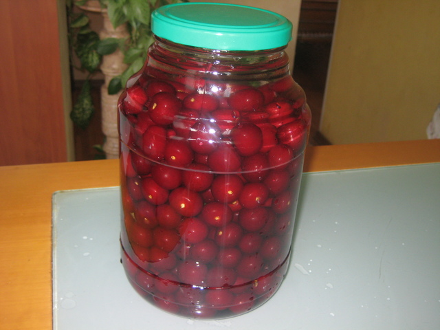 Фото к рецепту: вишневая водка или готовь сани летом 