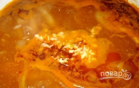 Суп харчо с томатной пастой - фото шаг 4