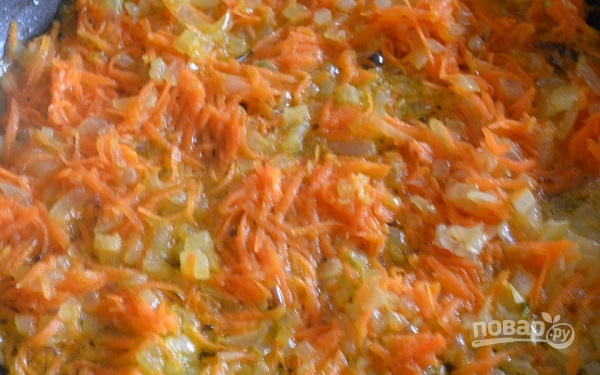 Суп сырный с креветками - фото шаг 3
