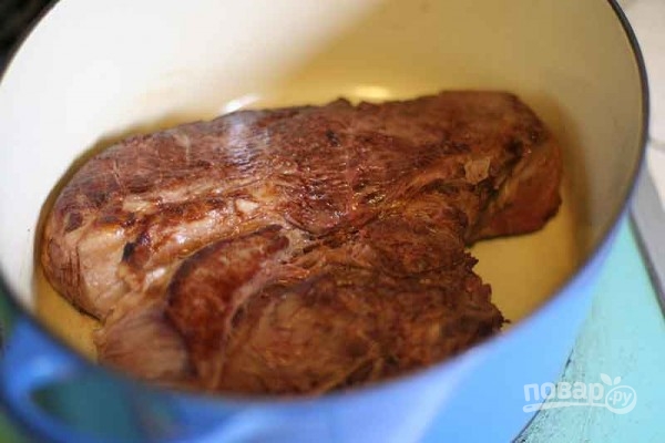 Домашнее тушеное мясо - фото шаг 1