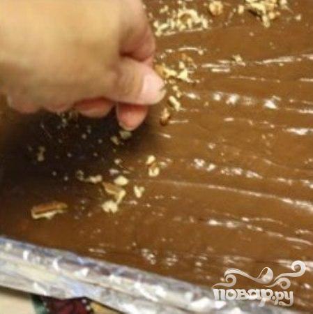 Крекеры с шоколадом и орехами - фото шаг 6