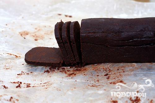 Шоколадное печенье со сливочным кремом - фото шаг 1