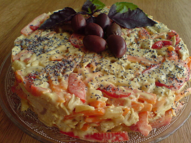 Фото к рецепту: капризный салат //insalata capricciosa 