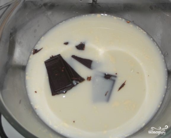 Шоколадный крем для торта - фото шаг 1
