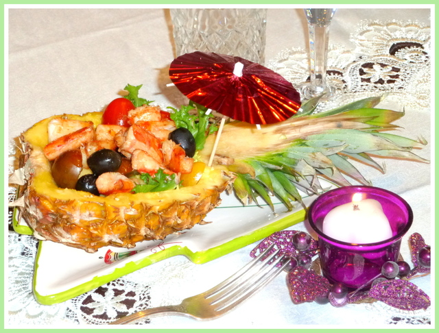Фото к рецепту: Салат новый год со вкусом лета 