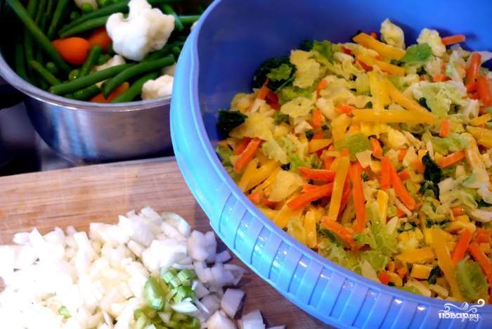 Суп с фрикадельками и овощами - фото шаг 2