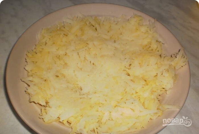 Салат из картофеля с копченой горбушей - фото шаг 2