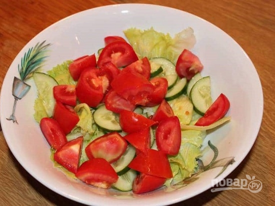 Легкий салат на скорую руку - фото шаг 1