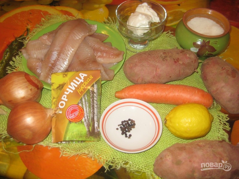 Щука с картошкой в духовке - фото шаг 1